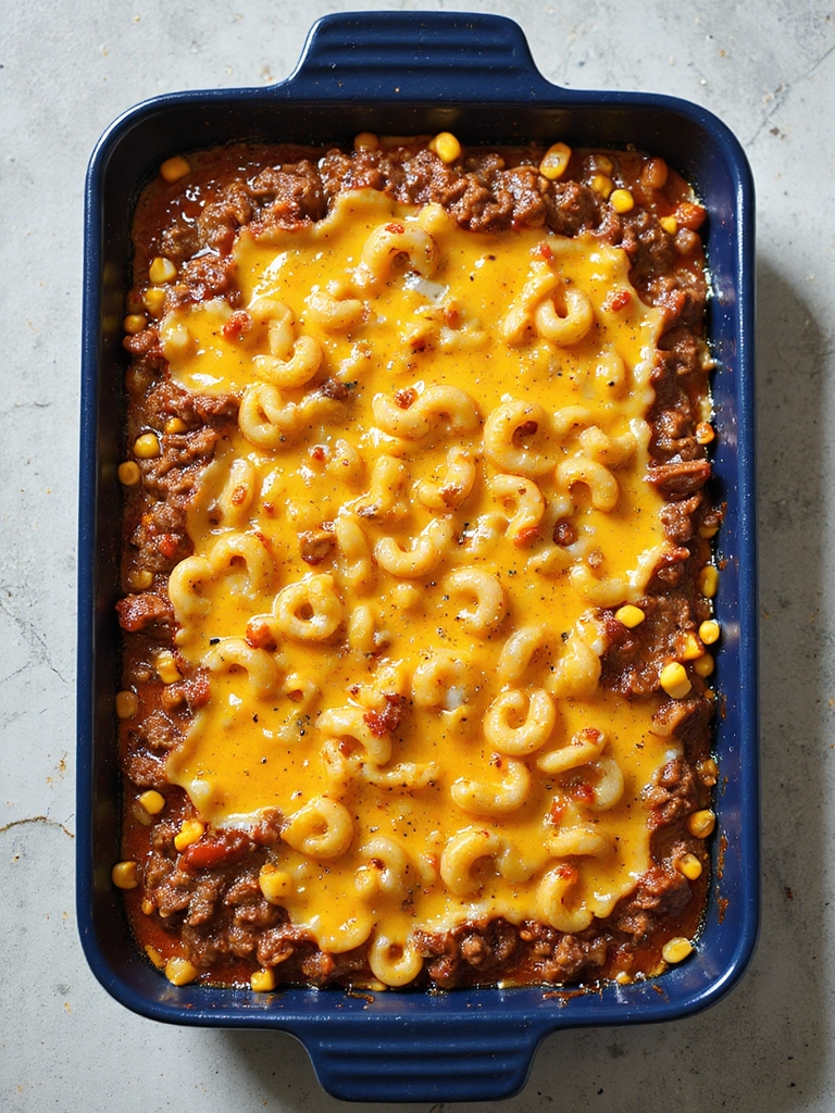savory bbq beef casserole