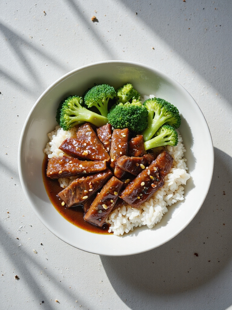 savory beef broccoli dish