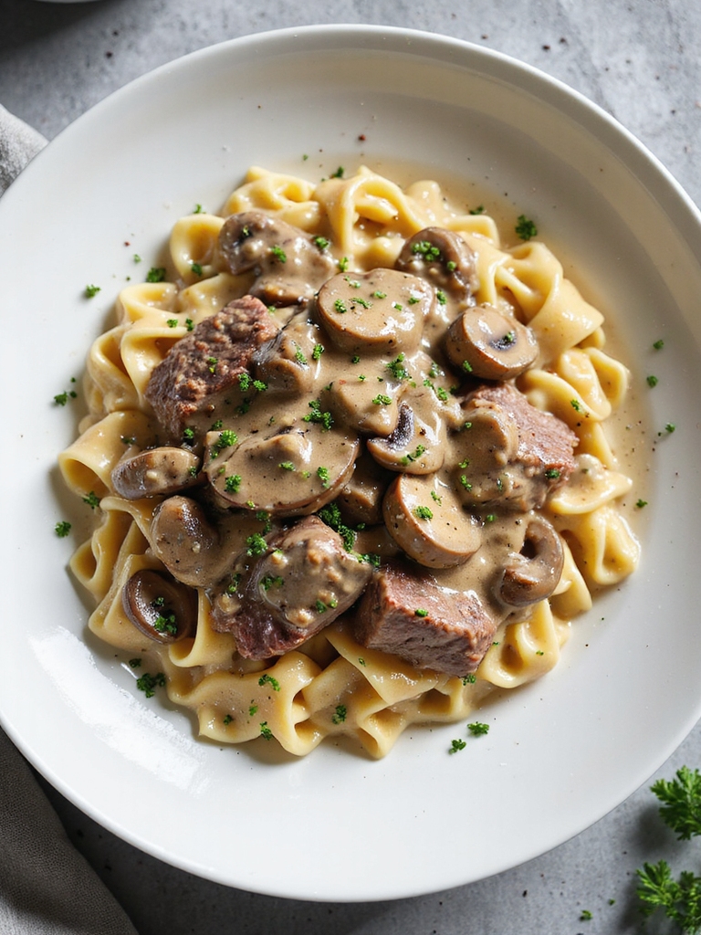 savory beef mushroom comfort