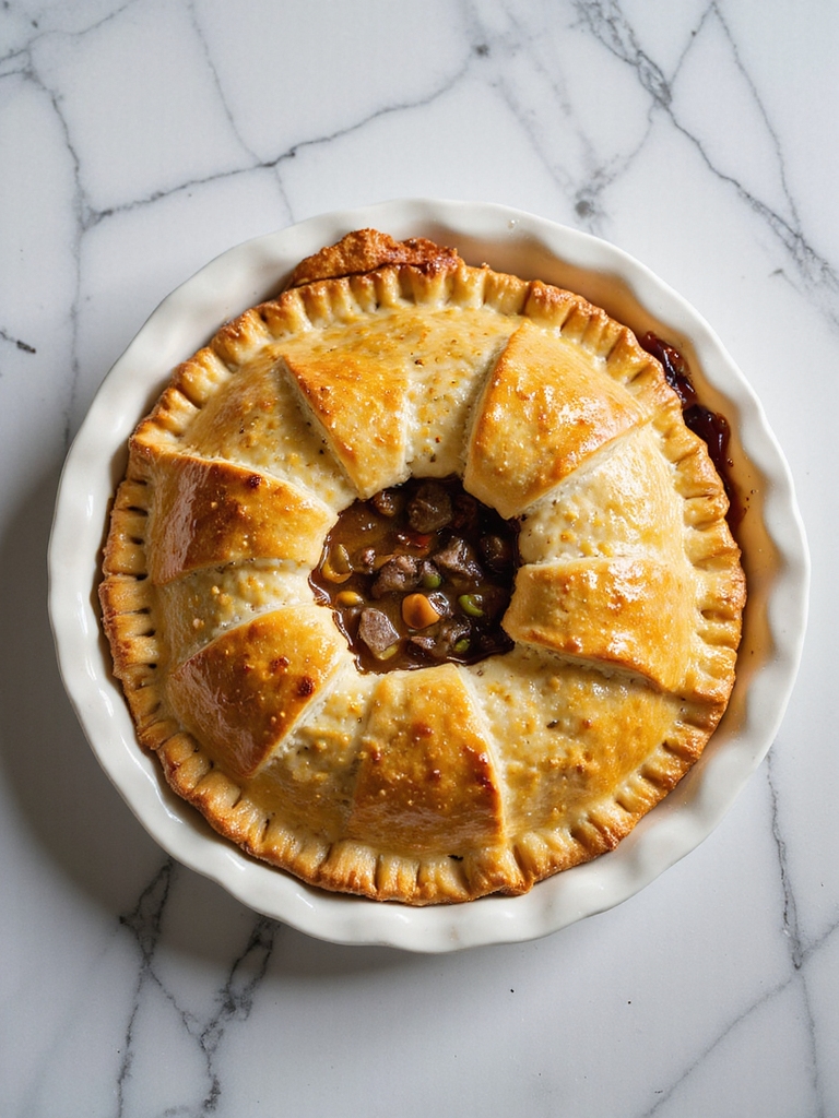 savory beef pot pie recipe