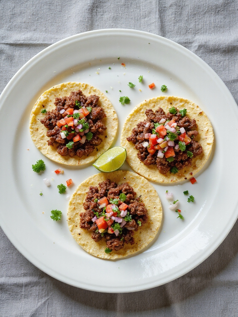 savory beef tacos recipe