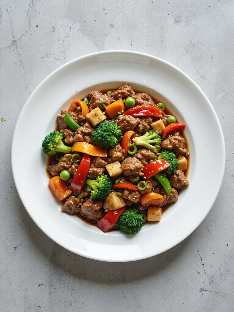 savory beef vegetable stir fry
