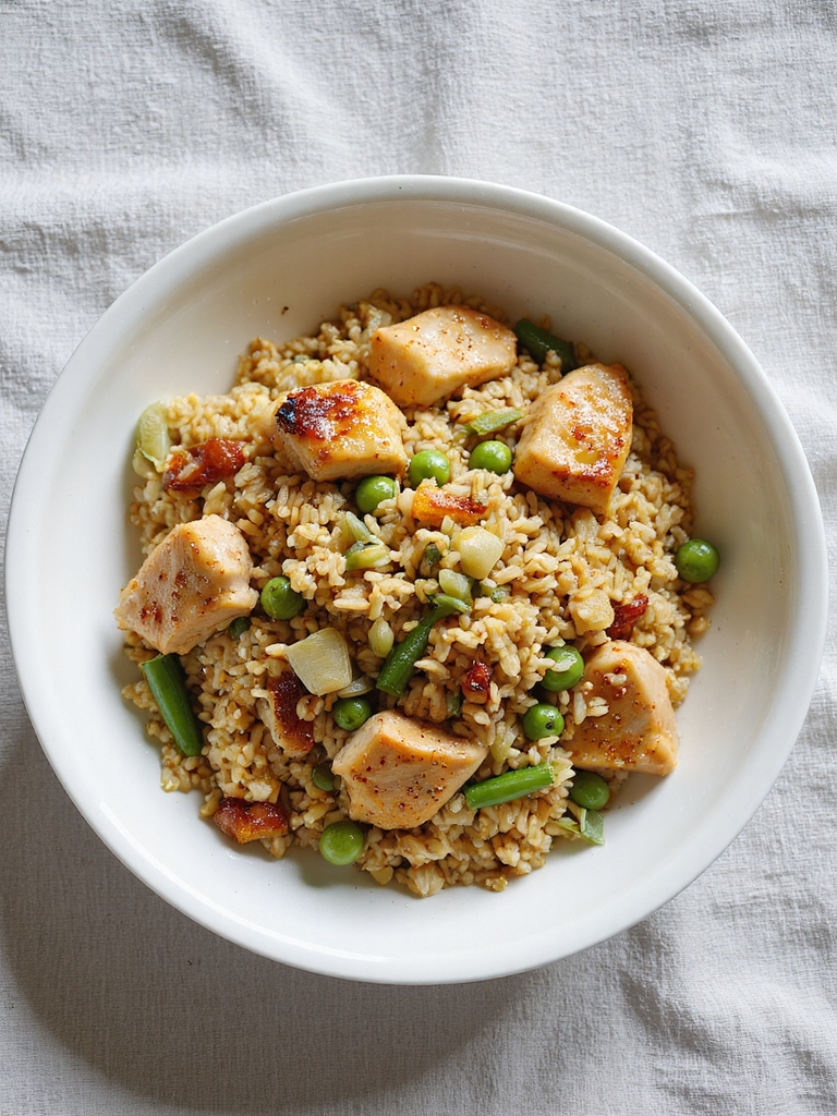 savory chicken rice pilaf