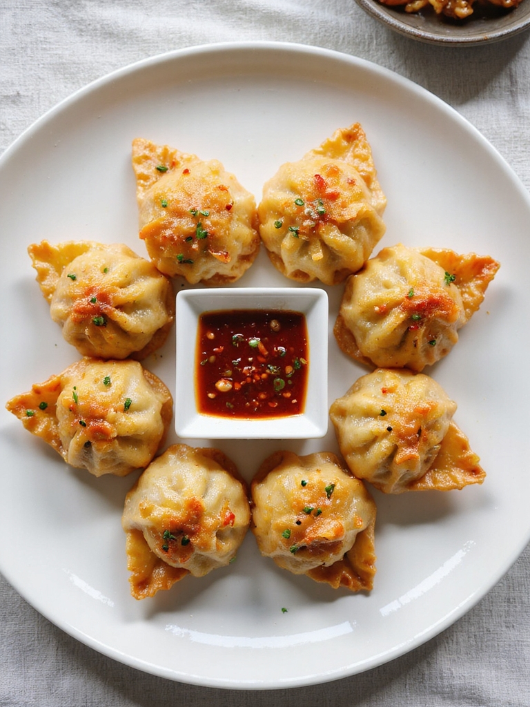 savory crab cream cheese wontons