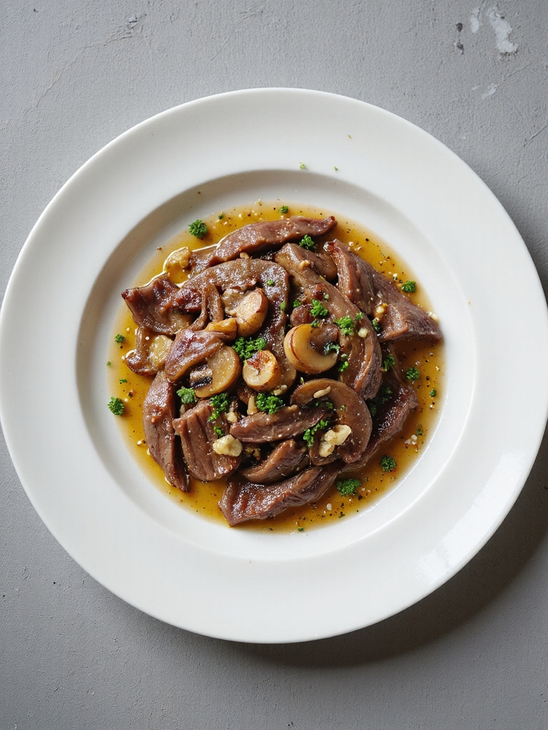 savory garlic butter beef