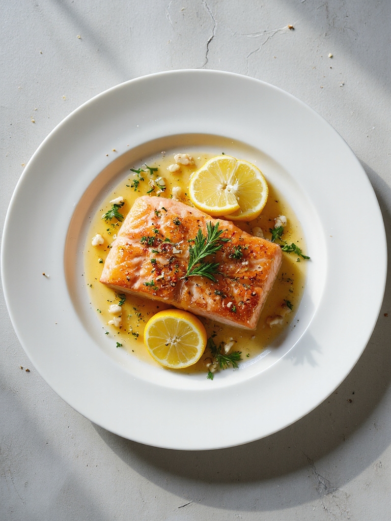 savory garlic butter salmon