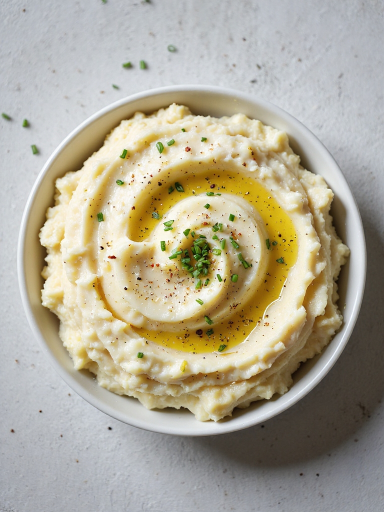 savory garlic mashed potatoes