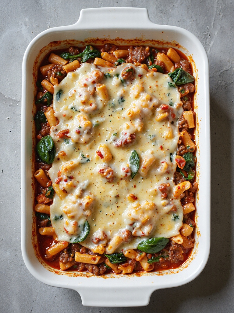 savory italian beef bake