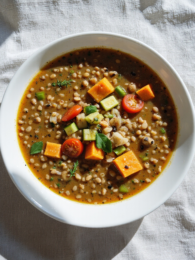 savory lentil vegetable soup