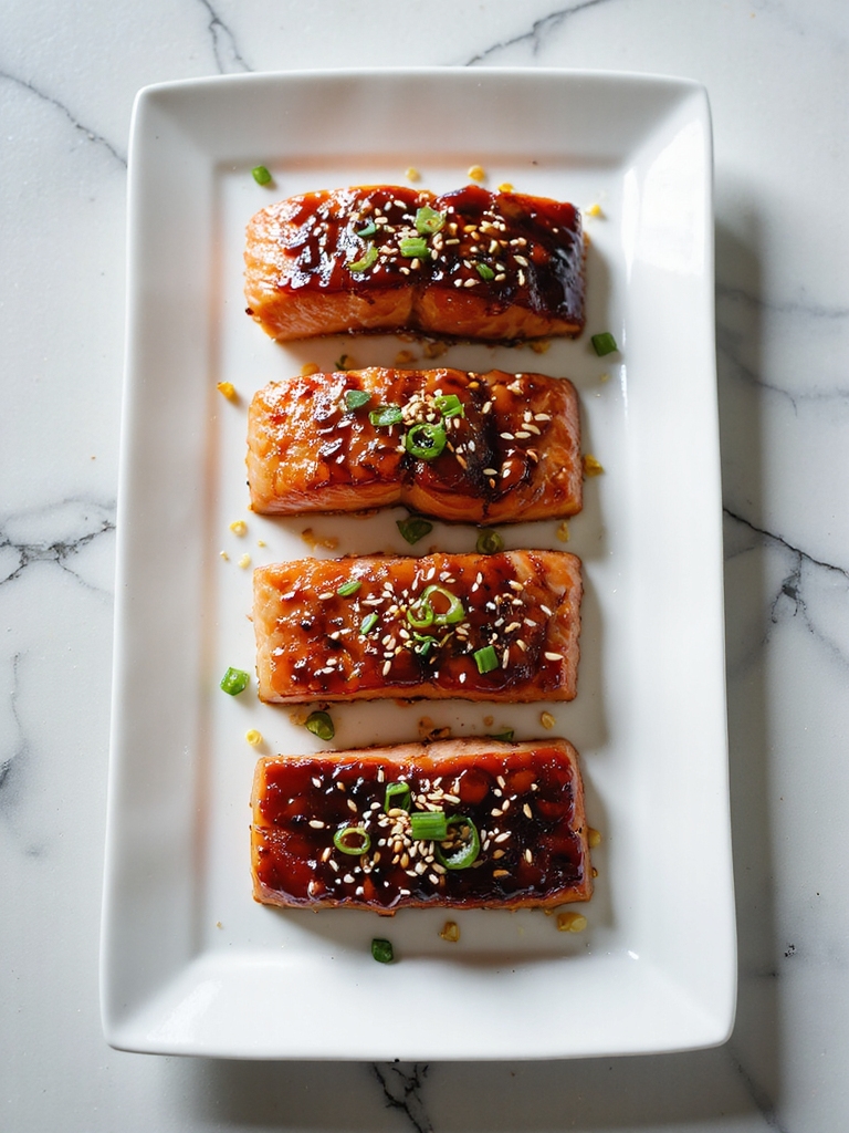 savory miso glazed salmon