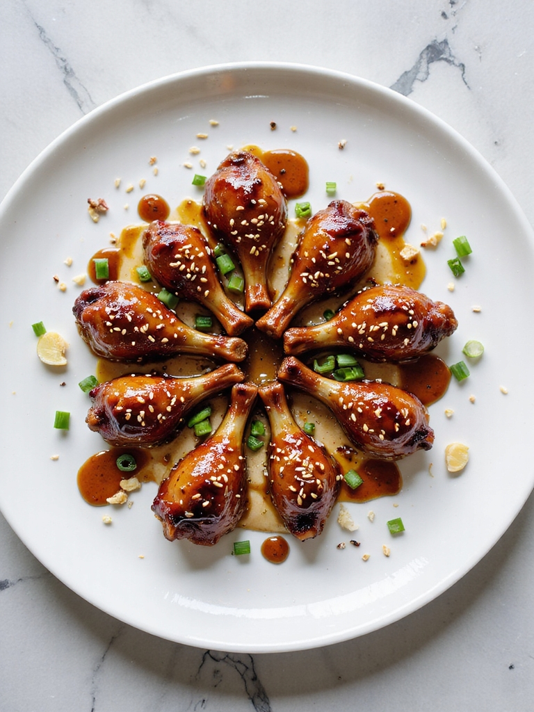 savory sesame chicken drumsticks