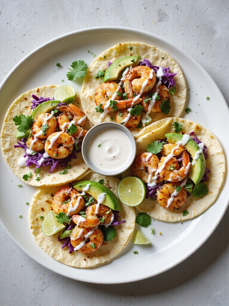 savory shrimp tacos recipe