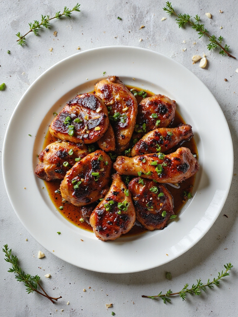 savory spicy grilled chicken