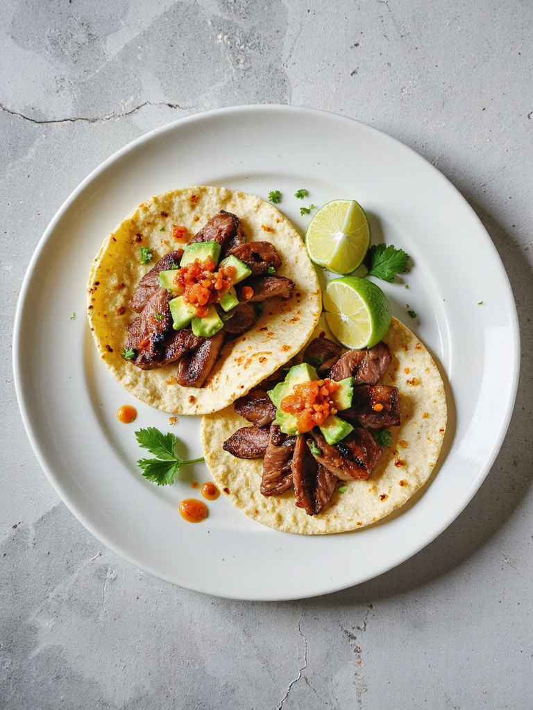 savory steak fresh toppings