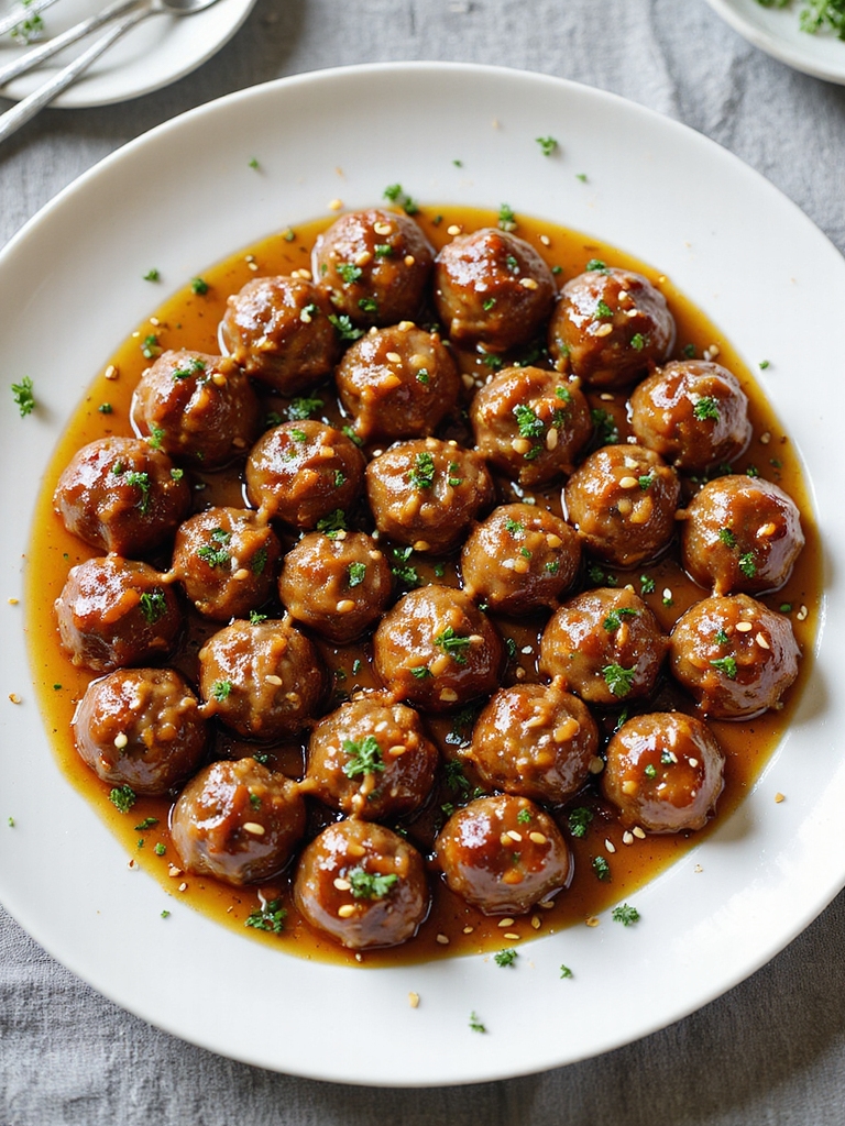 savory sweet meatball recipe