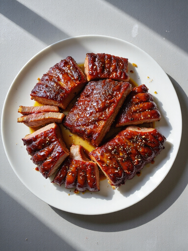 savory sweet mustard brown sugar ribs