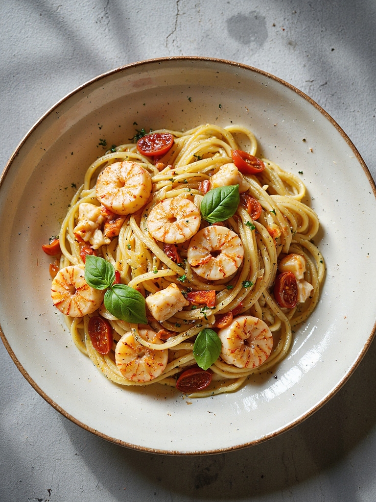 seafood pasta cooking harmony