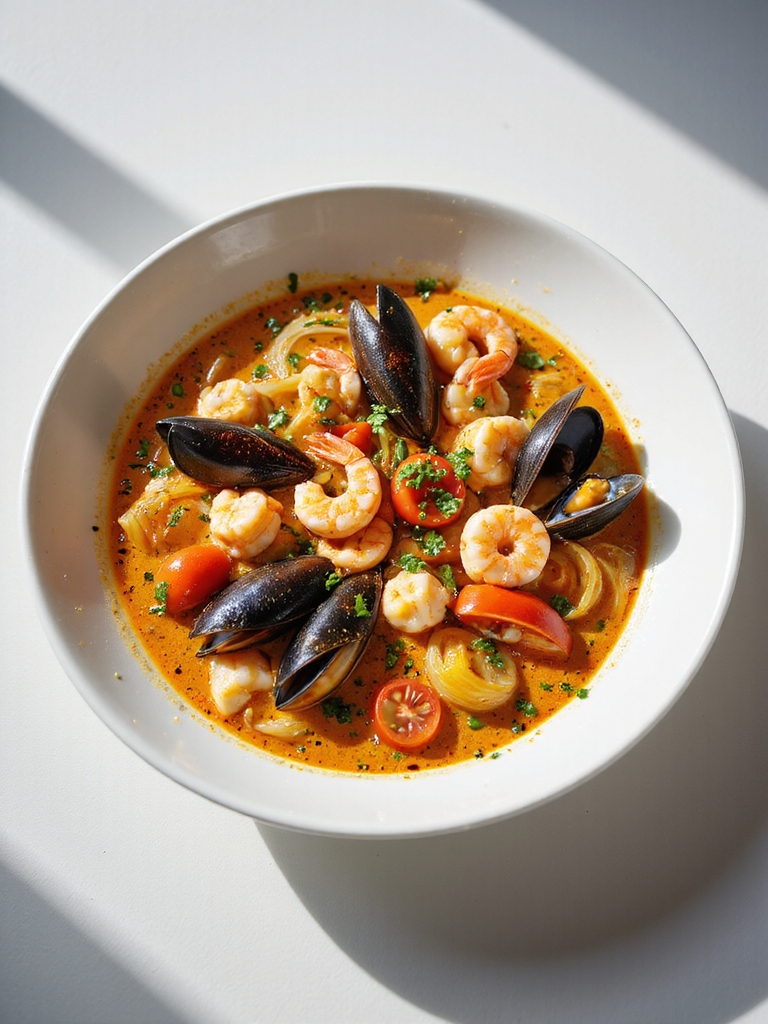 seafood stew with saffron