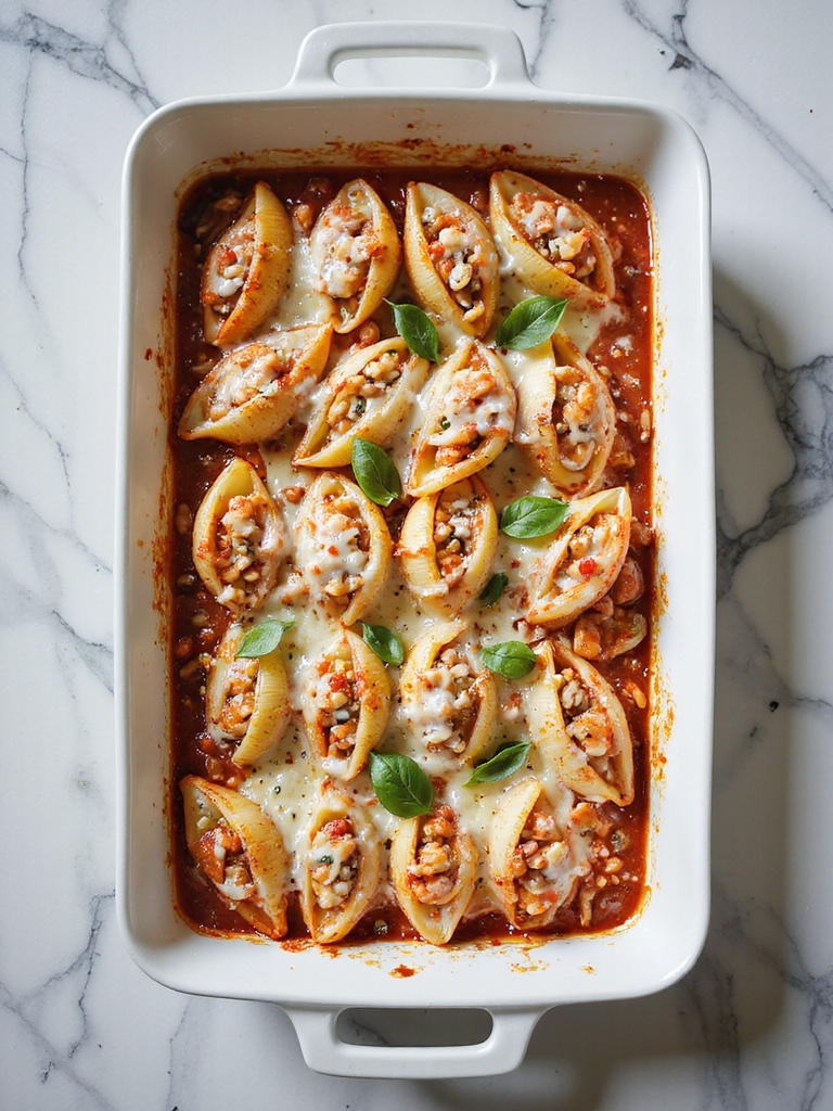 seafood stuffed pasta shells