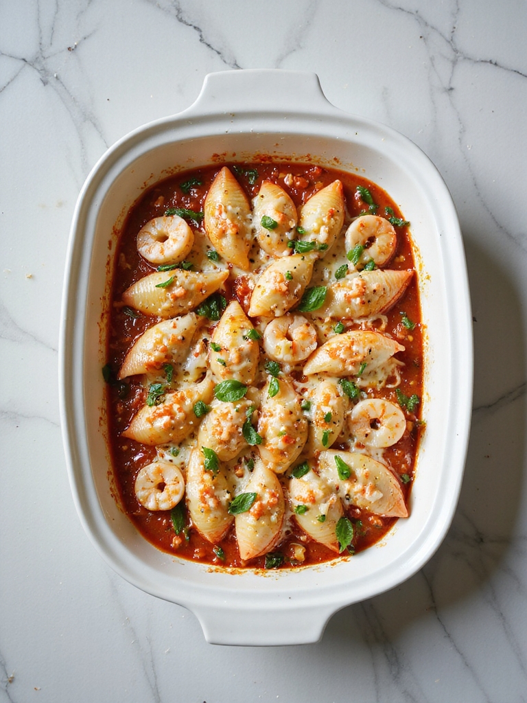 seafood stuffed pasta shells