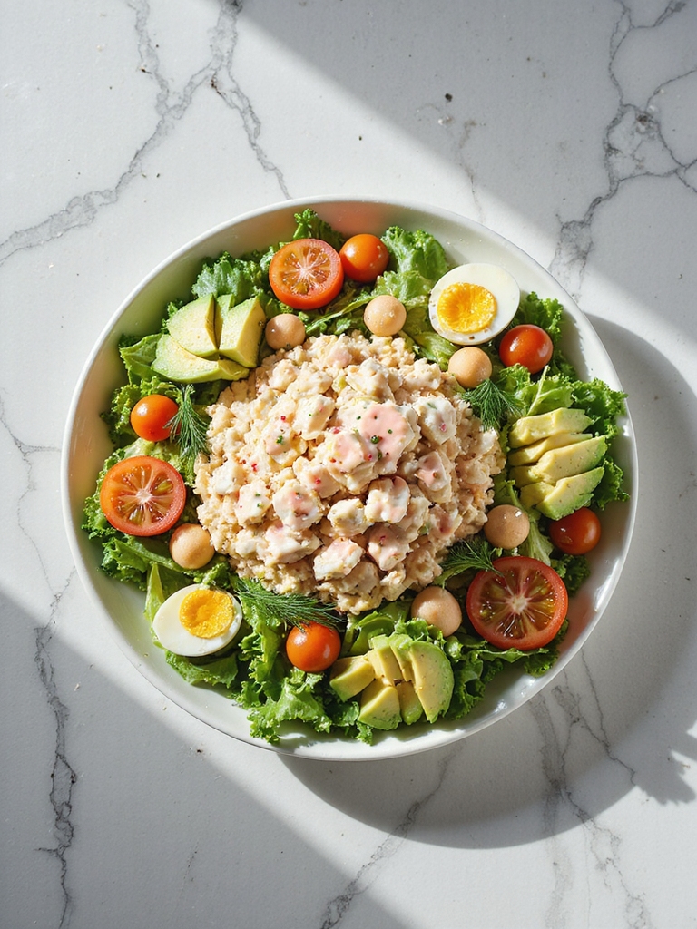 seasonal ingredients enhance crab louie