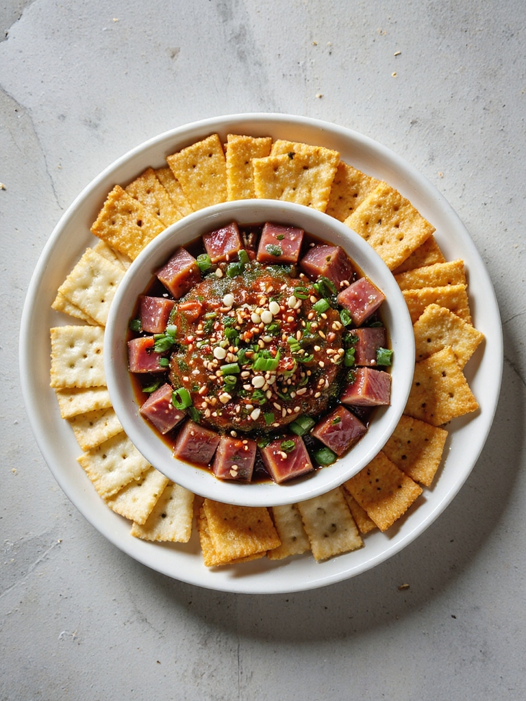 seaweed spicy tuna dip