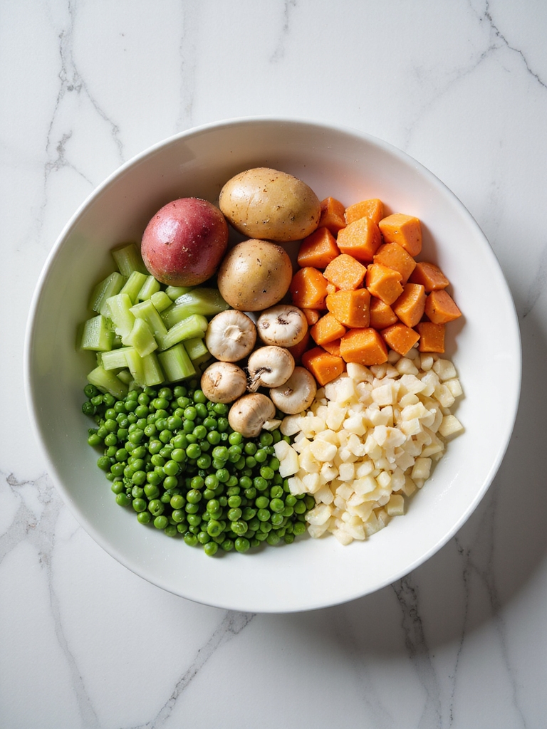 selecting hearty stew vegetables
