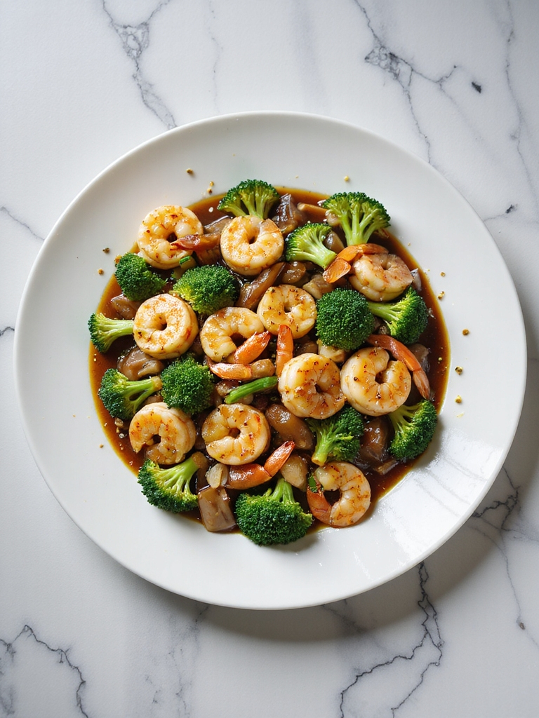 shrimp and broccoli stir fry