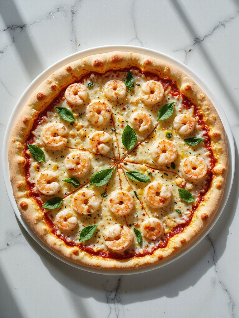 shrimp and garlic pizza recipe