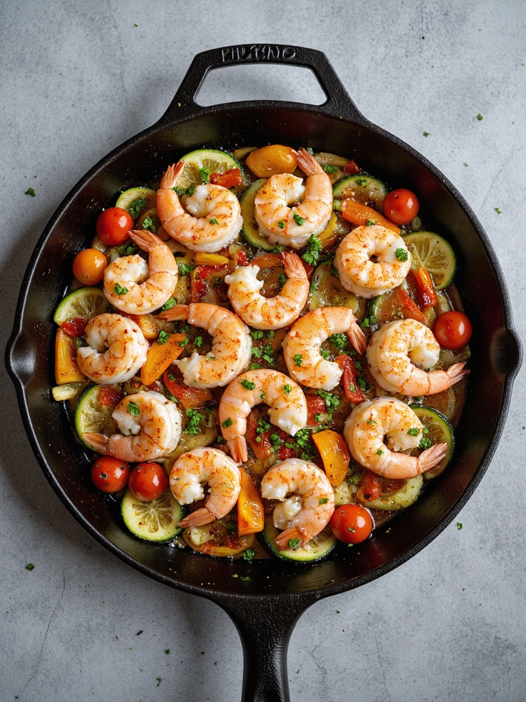 shrimp and vegetable medley