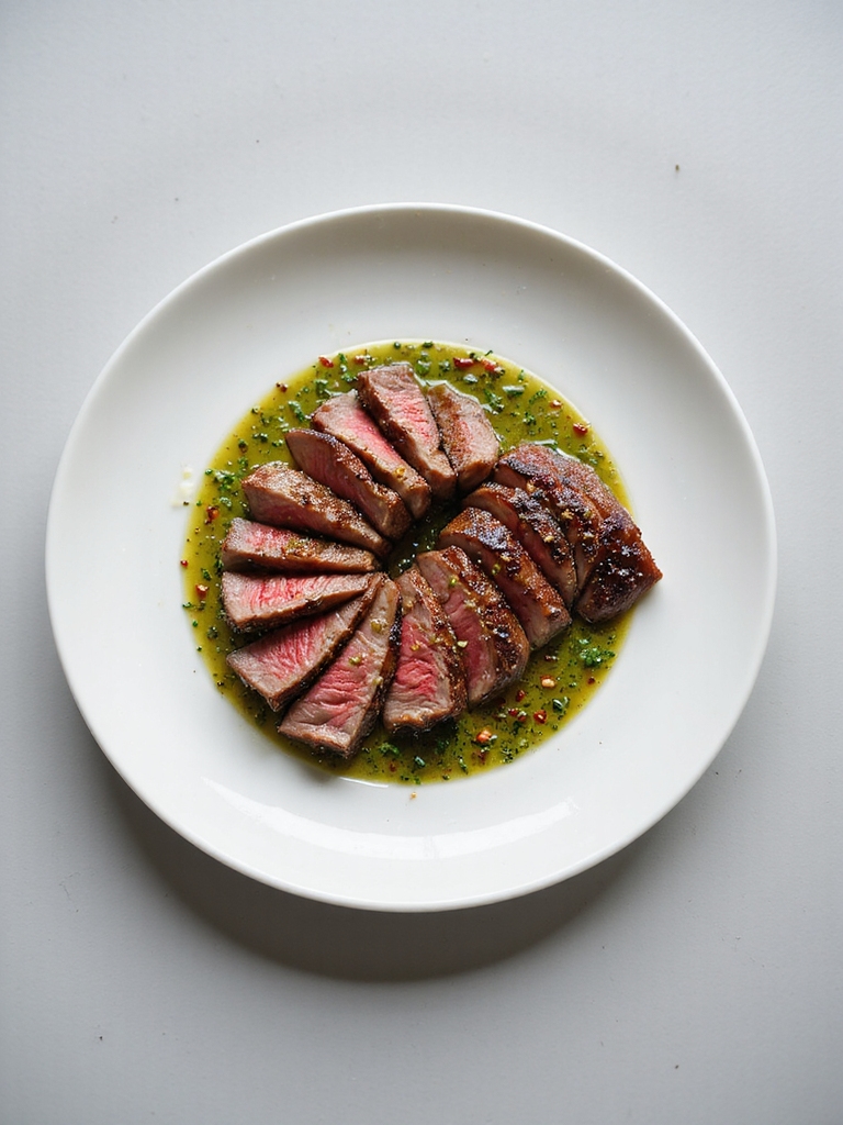 skirt steak with chimichurri