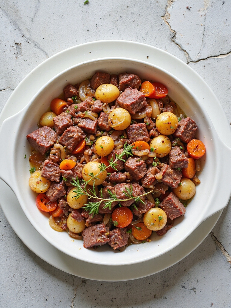 slow cooked flavorful corned beef