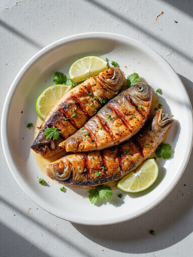 smoked paprika lime grilled mackerel