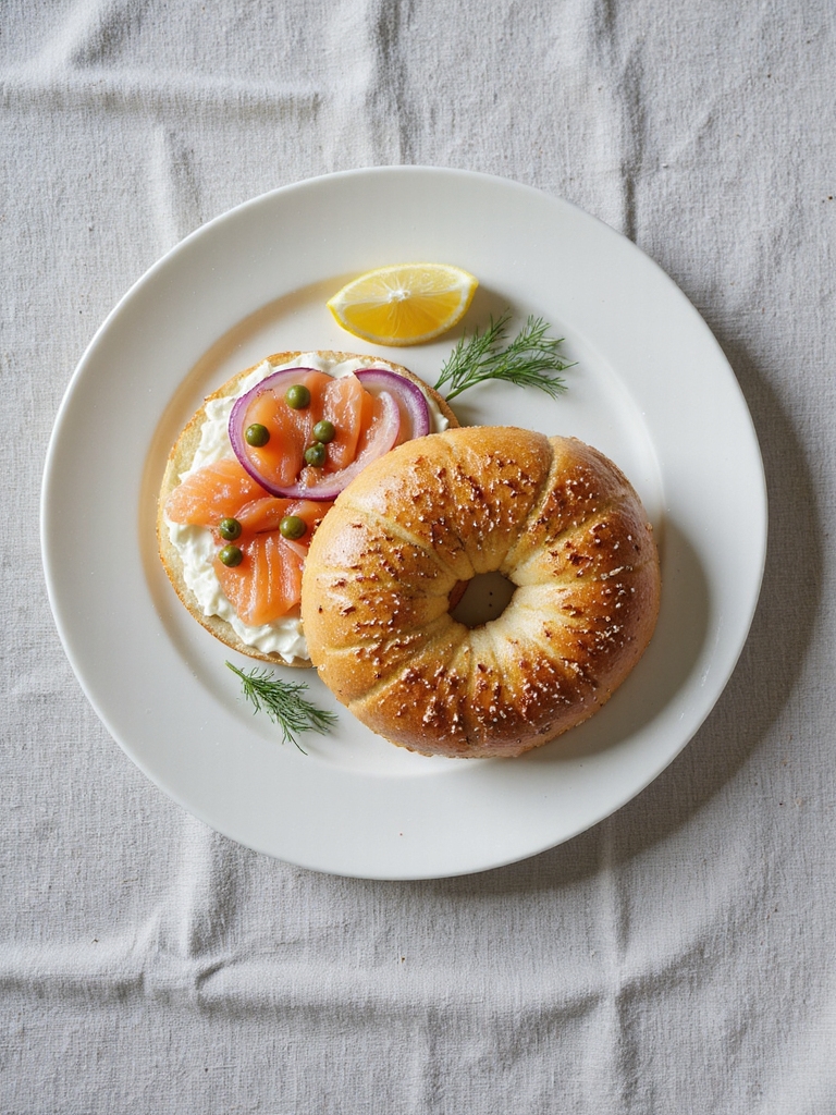 smoked salmon bagel delight