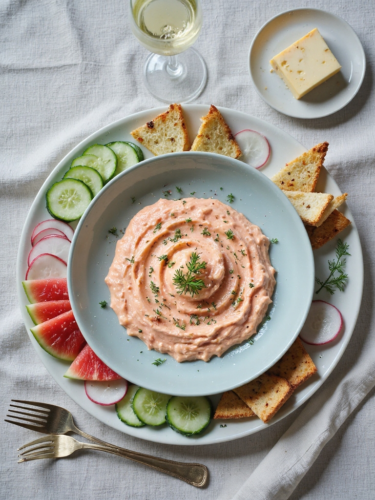 smoked salmon dip pairings