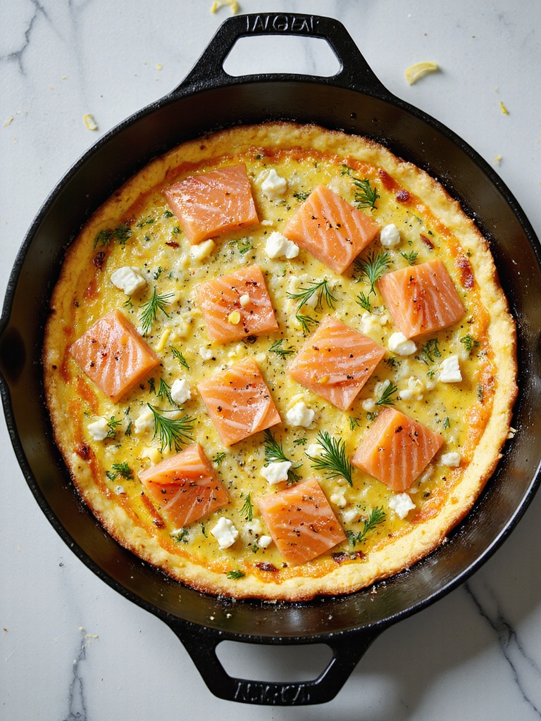 smoked salmon frittata recipe