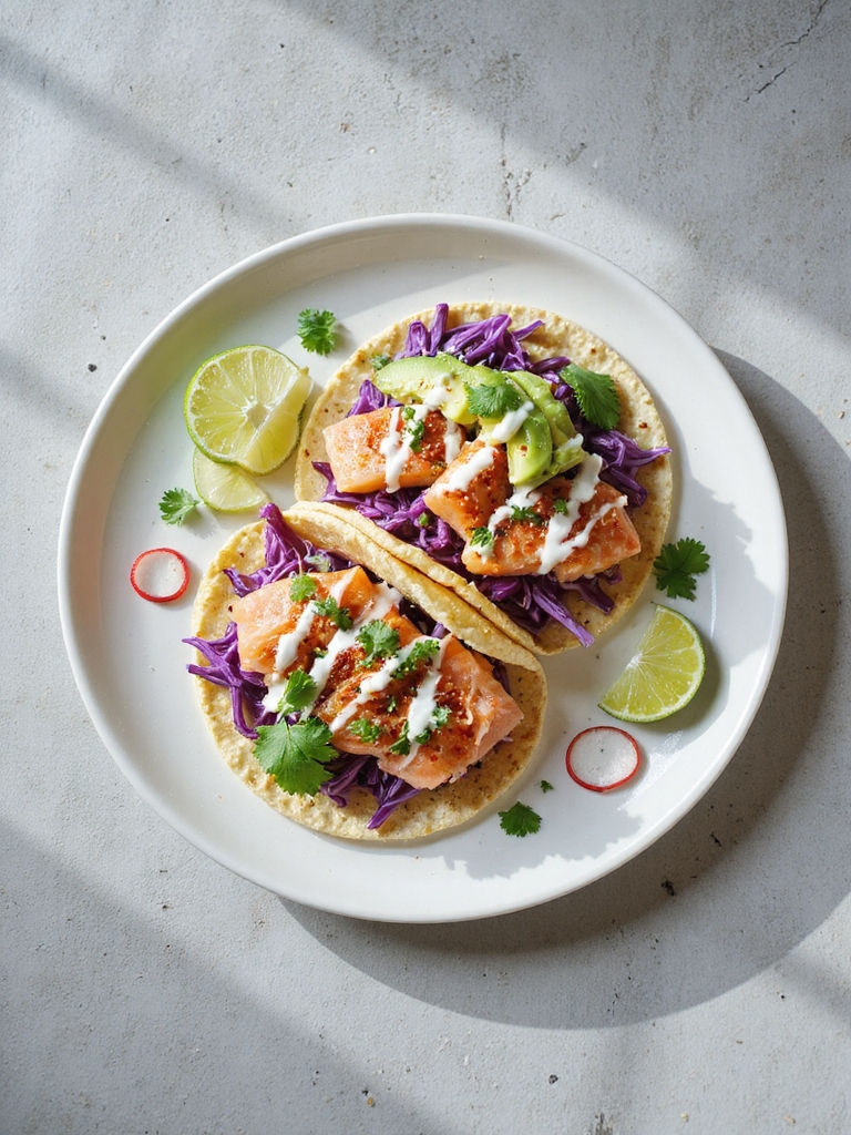 smoked salmon taco delights