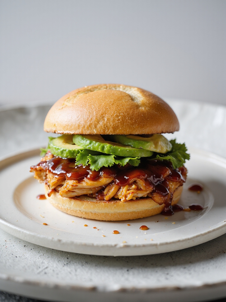 smoky bbq chicken sandwich