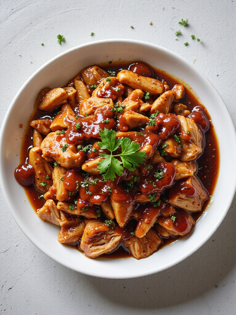 smoky bbq pulled chicken