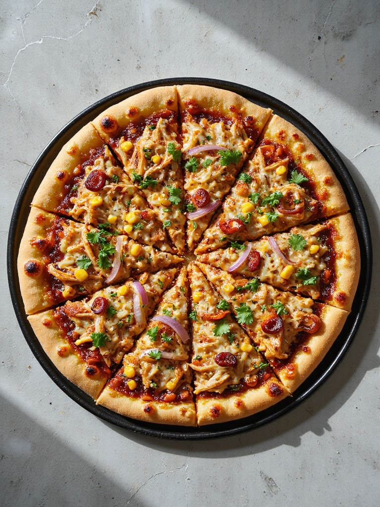 smoky chipotle bbq pizza