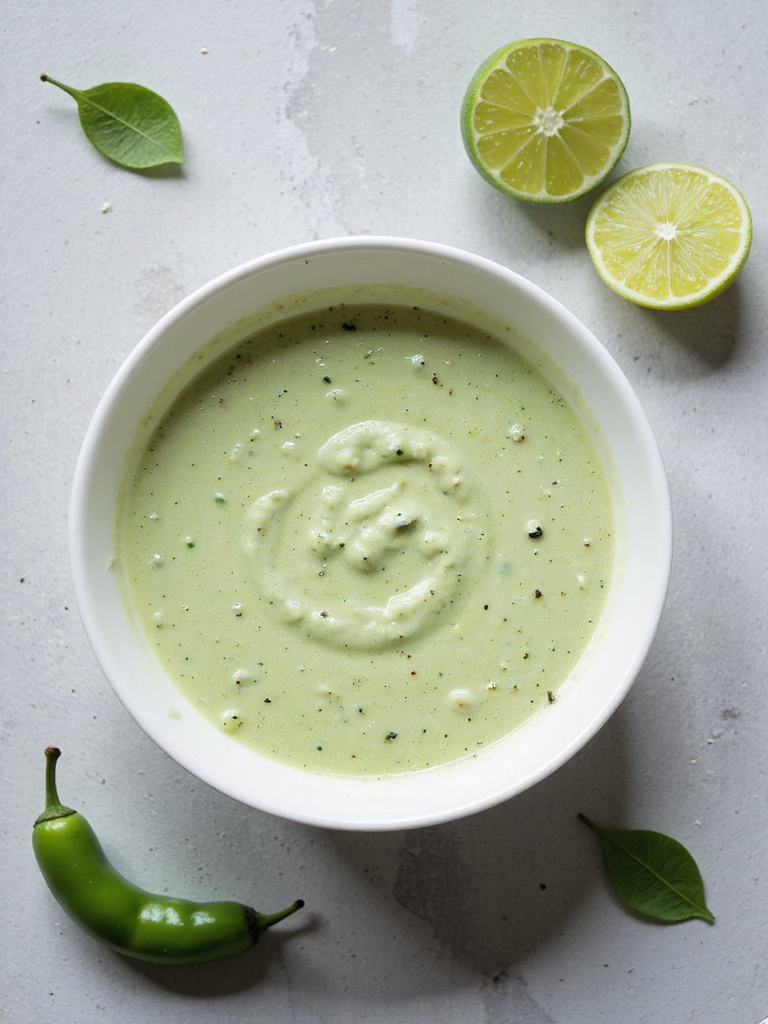smoky roasted poblano sauce