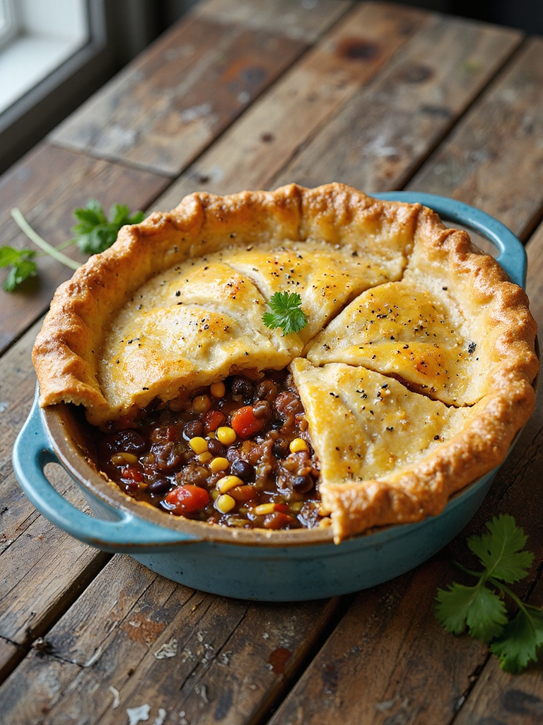 southwestern beef pot pie