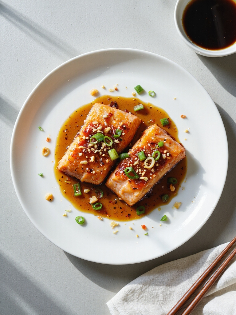 soy garlic ginger salmon