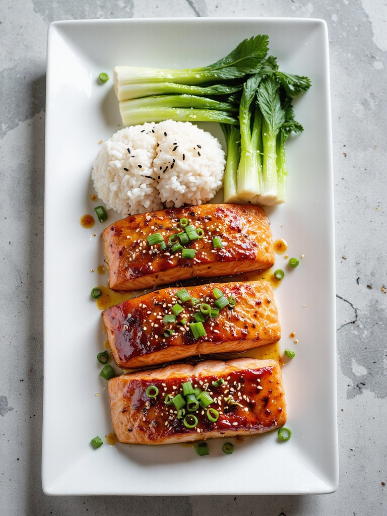 soy ginger glazed salmon