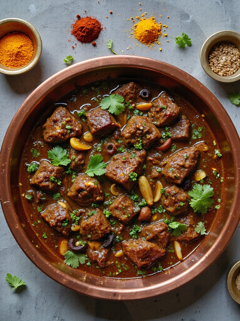 spices enhance beef curry