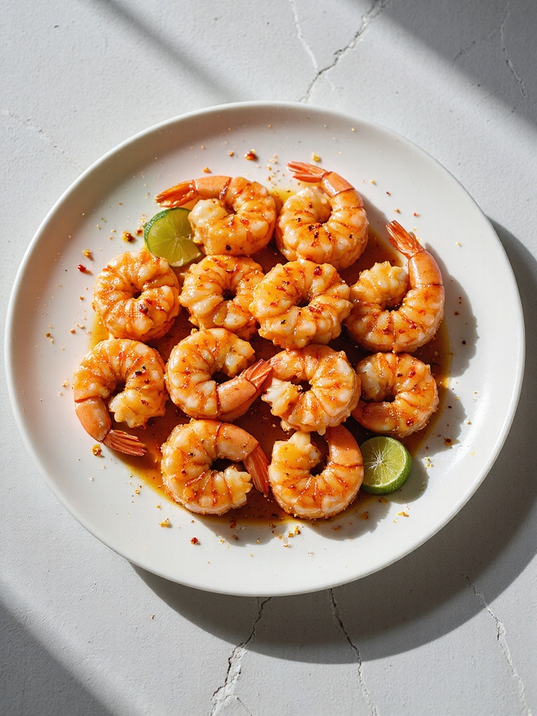 spicy air fried shrimp recipe