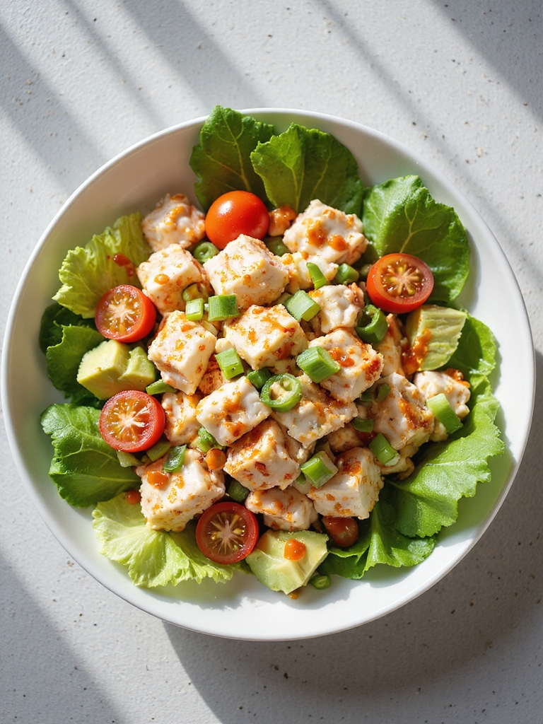 spicy avocado crab salad