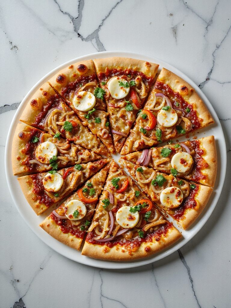 spicy bbq chicken pizza