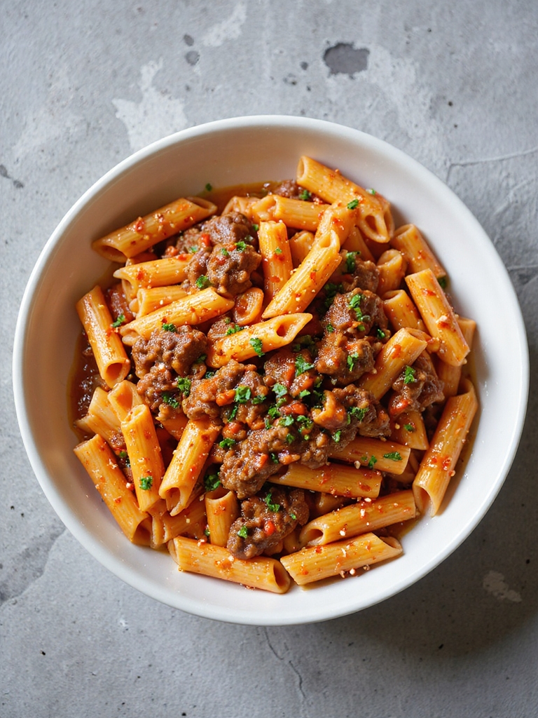 spicy beef pasta recipe