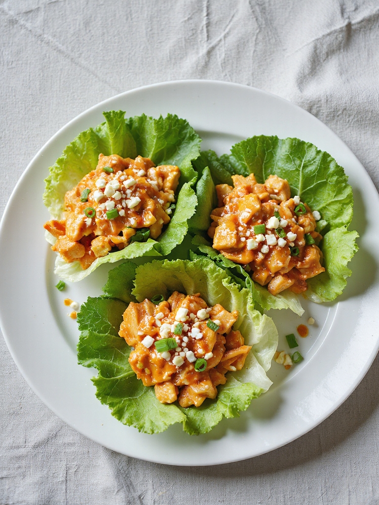 spicy buffalo chicken wraps